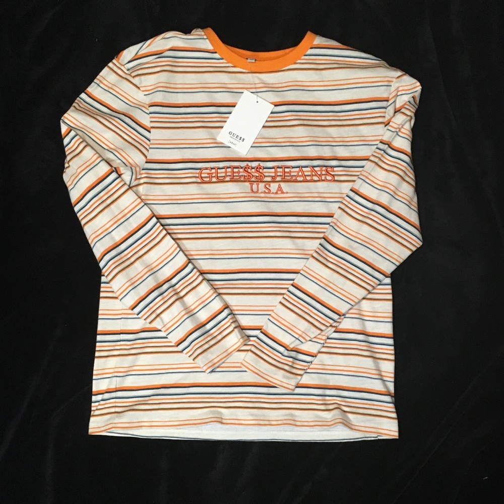 Asap x Guess stripe shirt